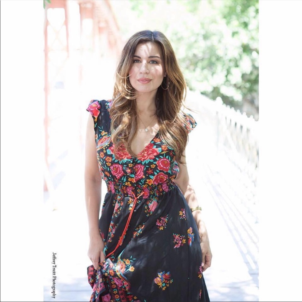 Beautiful exotic floral dress